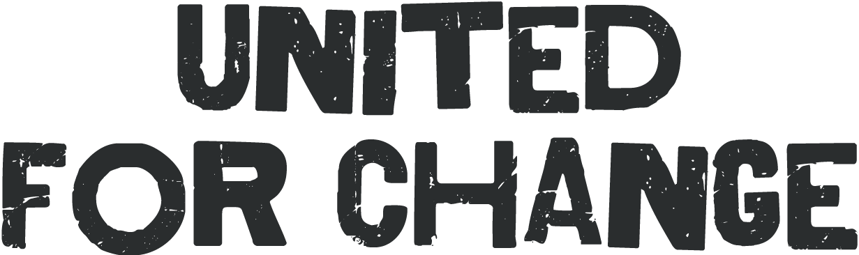 United for change title graphic